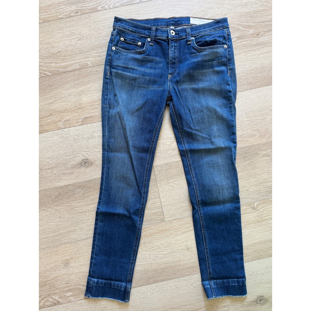 Rag &‎ Bone Nina High Waist Release Hem Ankle Skinny Jeans Blair 28
